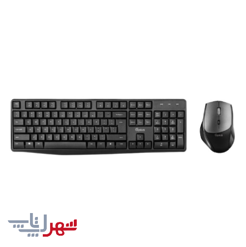 کیبورد و ماوس بی سیم جی پلاس مدل GMK-C340D