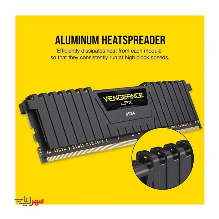 قیمت رم Corsair VENGEANCE LPX 16GB (2x8GB) 3200MHz DDR4 CL16