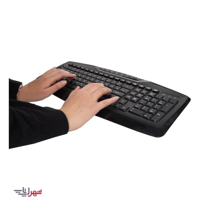قیمت کیبورد بی سیم Hiska HX-KE240W