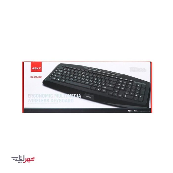 قیمت و خرید کیبورد بی سیم Hiska HX-KE240W